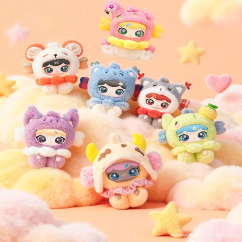 

Новая слепая коробка Lulumi Travel In The Cloud Series Mystery Box, виниловая кукла, кулон, брелок, экшн-фигурка, аниме-кукла, сумка-сюрприз