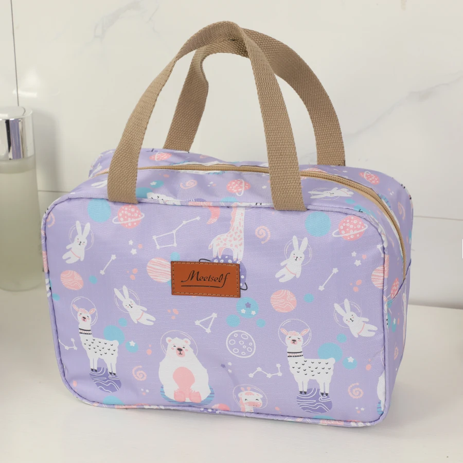Neue Reisegepäcktasche mit großem Fassungsvermögen und wasserdichter Handtasche mit Cartoon-Aufdruck, Outdoor-Zubehör, Aufbewahrungstasche, Lunchtasche – Detail 26