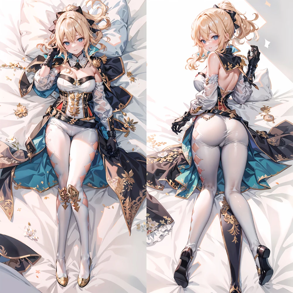 

Anime Genshin Impact Jean Gunnhildr Sexy Dakimakura 2WAY Hing Body Pillow Case Japanese Otaku Pillowcase Cushion Cover