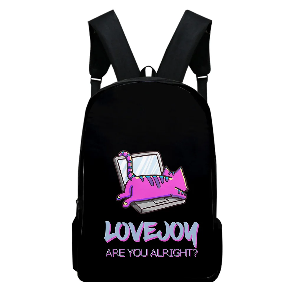 Trendy Popular wilbur soot lovejoy Notebook Backpacks pupil School Bags 3D Print Oxford Waterproof Boys/Girls Laptop Backpacks
