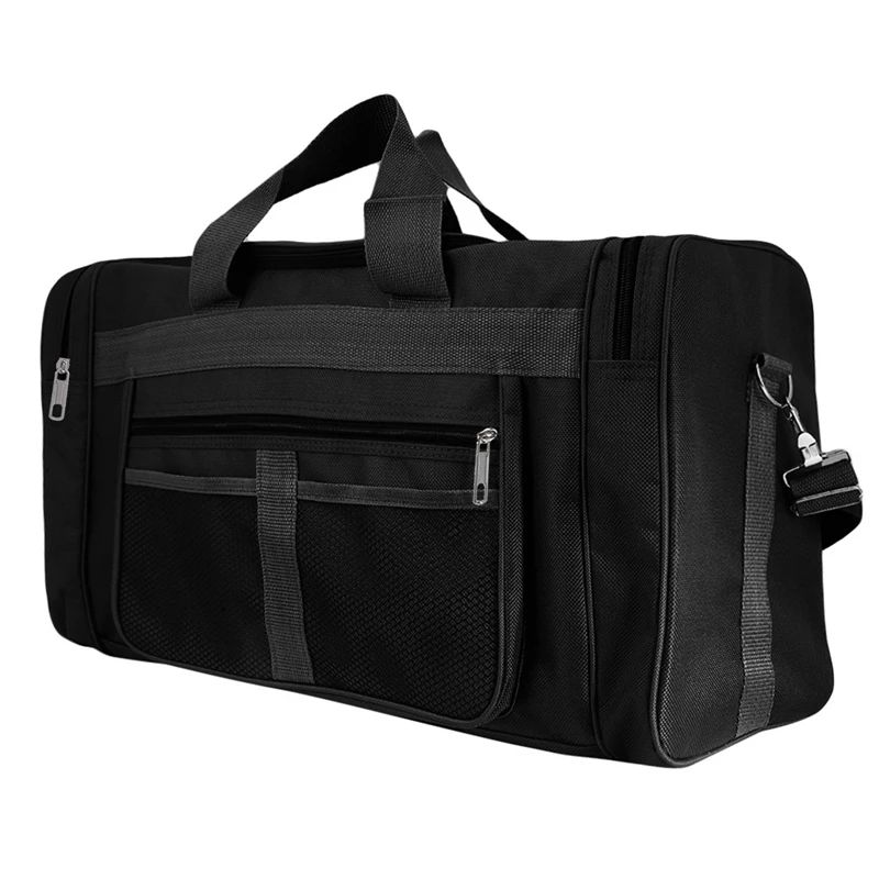 Men Nylon Travel Duffel Bag Carry On Luggage Bag Men Tote Large Capacity Weekender Gym Sport Holdall Overnight Bag Pouches