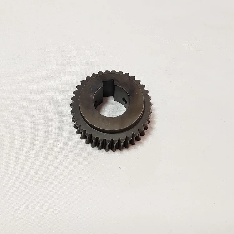 34 Teeth 55x25x23mm Nitrided CD Worm Gear Offset Printing Machinery Parts