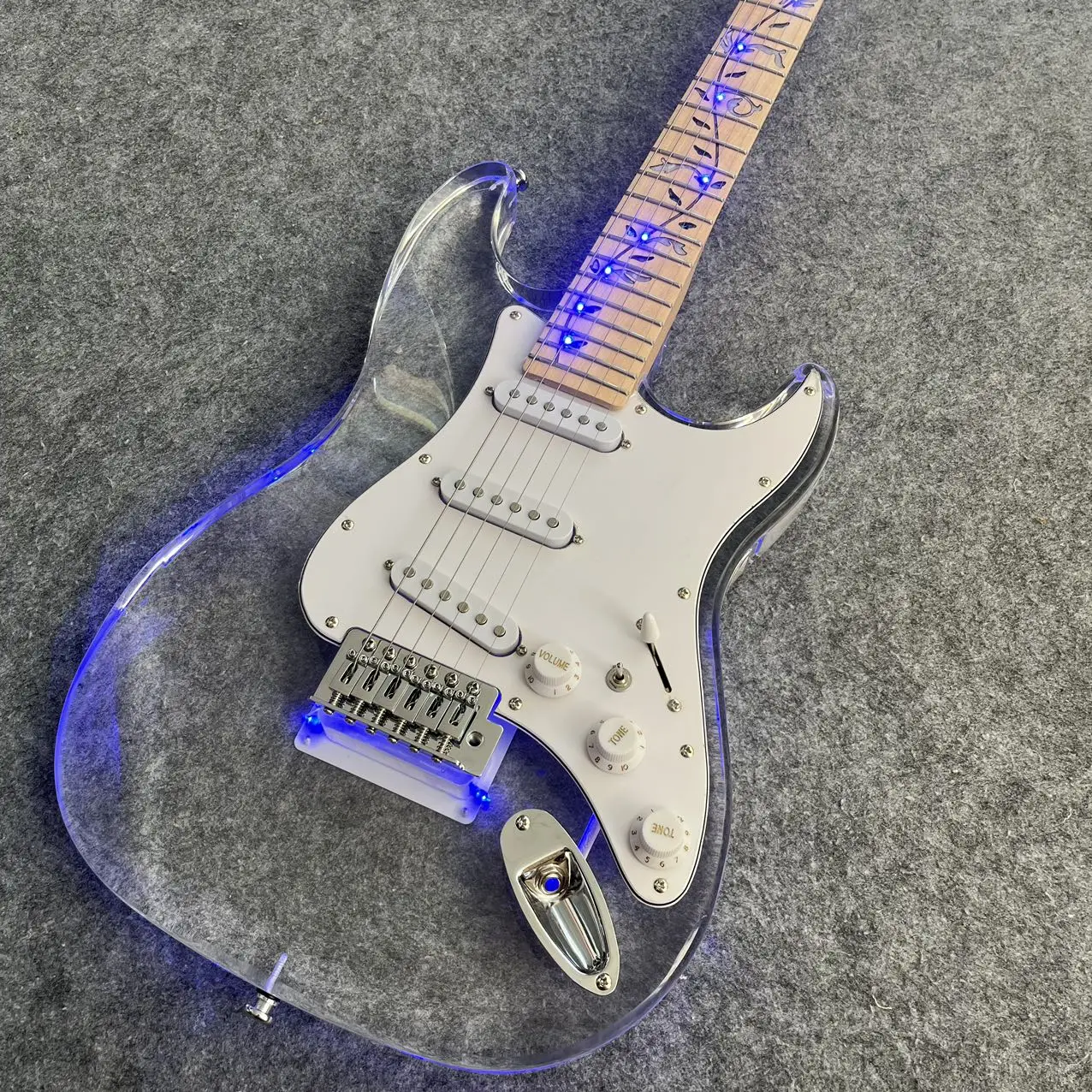 Electric guitar can be customized, factory price classic style, acrylic, beautiful sound quality, free and fast delivery