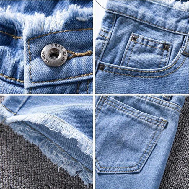 2026 New Summer Shorts Women Jeans High-waisted Denim Short Pants Female Rough-selvedge Outside Casual Sports Shorts Loose Jeans 6 Summer Shorts Women Jeans High-Waisted Denim Short Pants Female Rough-Selvedge Outside – view 6