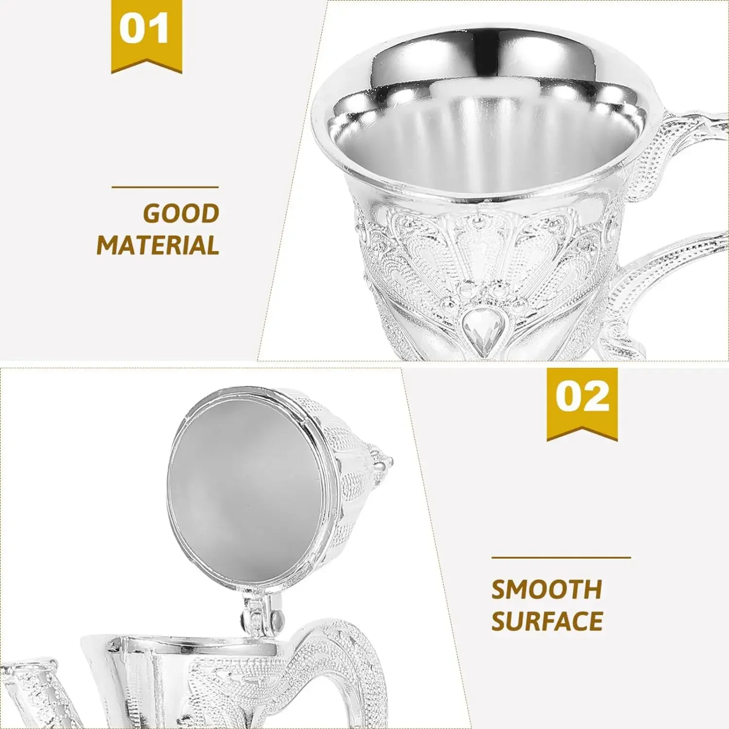 Royal Coffee & Tea Sets Kitchen Tea and Coffee Sugar Sets Creative Liquor Glass Jug Set