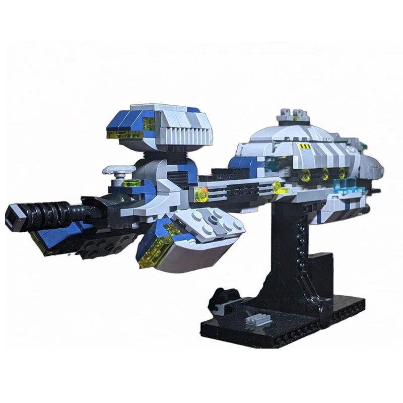 NEW 442PCS MOC the Recusant Light Destroyer Space Warship Midi Scale Building Blocks Set DIY Bricks Assembly Starship Toys Gifts - view 5