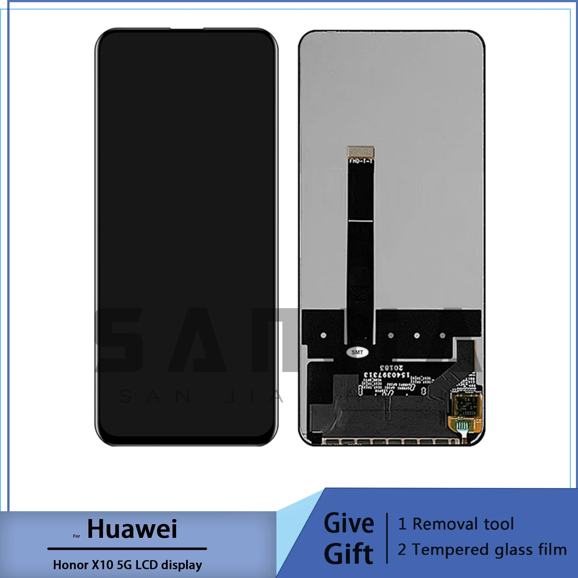 

For lcd screen for huawei honor x10 5g, digitized touch screen for replacement in 6.63 inch y mobile phone