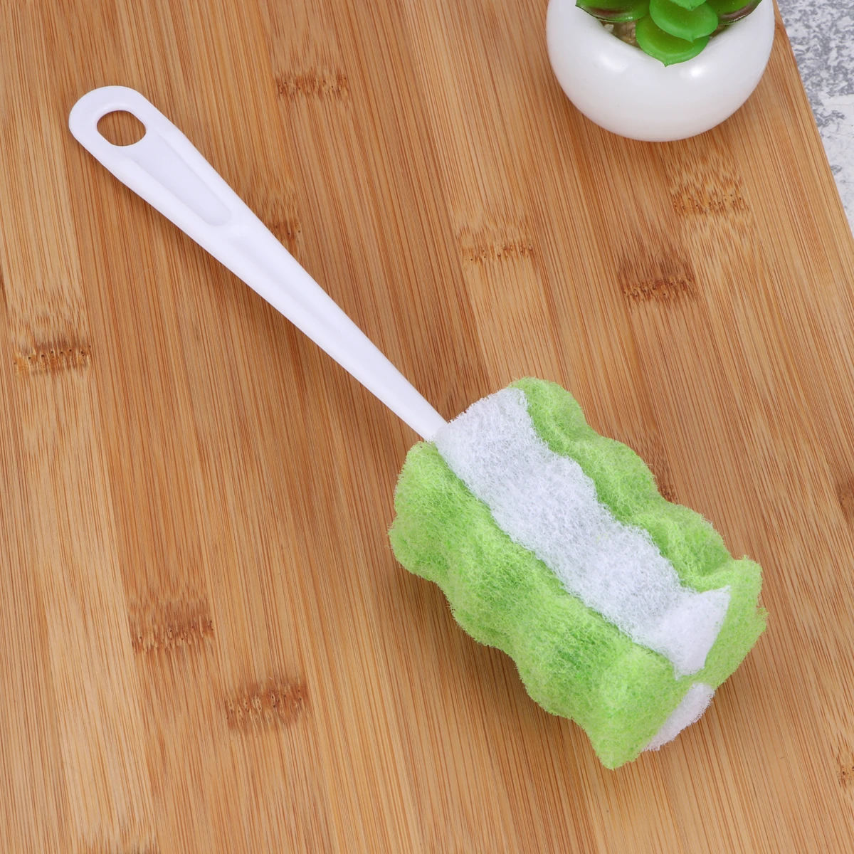 

Premium Long Handle Cup Brush Sponge Glass Mugs Bottles Cleaning Water Absorption Easy Equipment Teaching