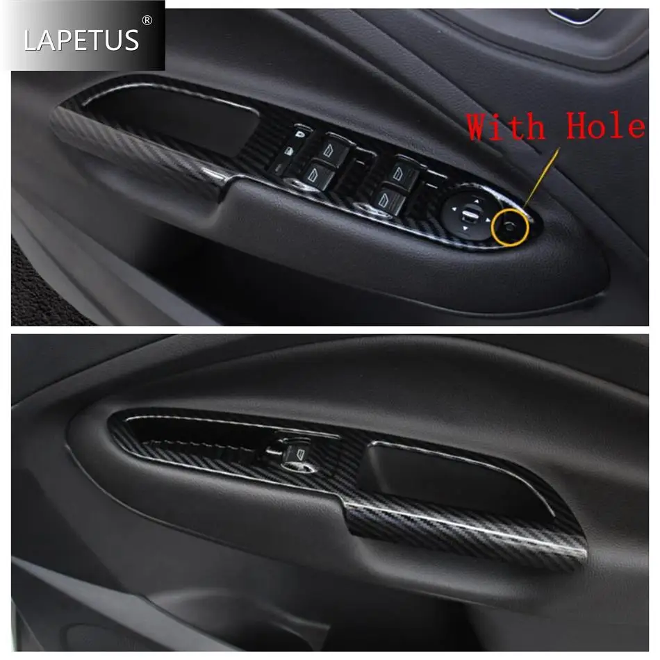 Head Lights / Door Speaker / Gear / Front Fog Lights Cover Trim For Ford Escape / Kuga 2013 - 2019 Car Carbon Fiber Accessories