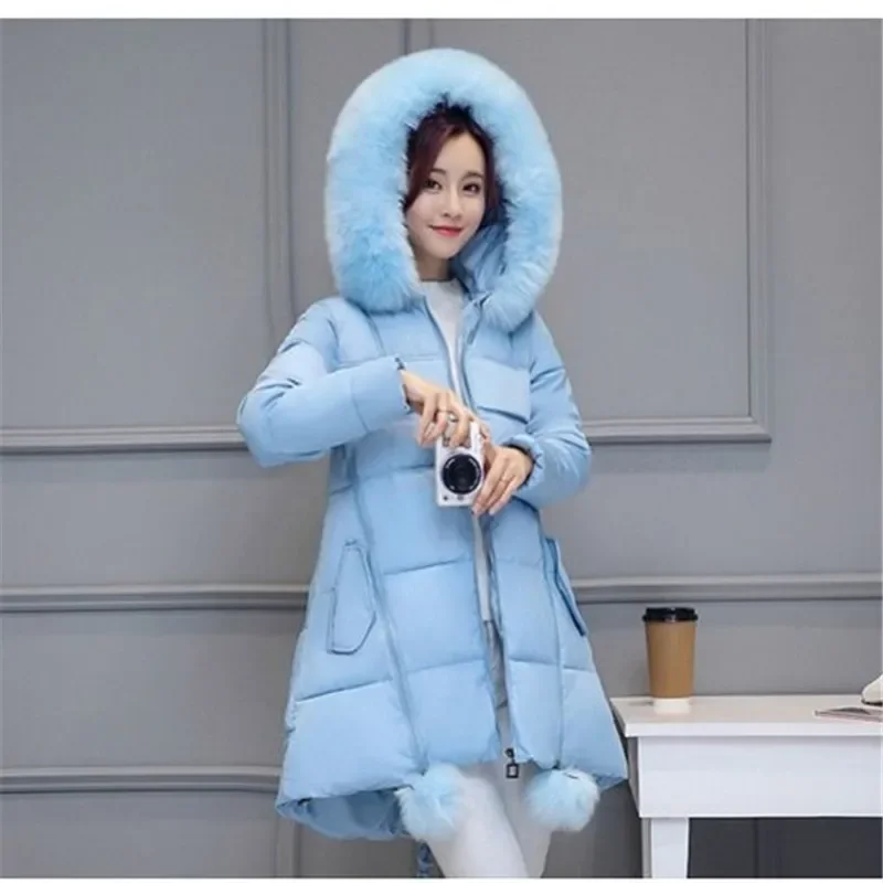 Winter Jacket Women Hooded Fur Collar Parkas Large Size Women Coats and Jacket Loose Pregnant Woman Parkas 6Xl Plus Size Outwear