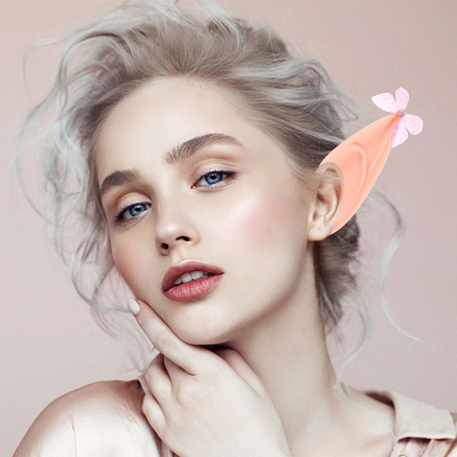 

4 Pairs Butterfly Elf Ear Props Fairy Decoration Headpiece Hair Accessories Miss
