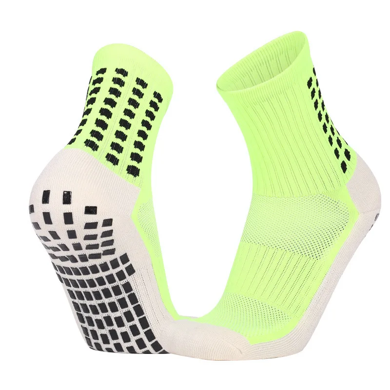 New Sports Anti Slip Soccer Socks Cotton Football Men Grip Socks calcetas antideslizantes de futbol