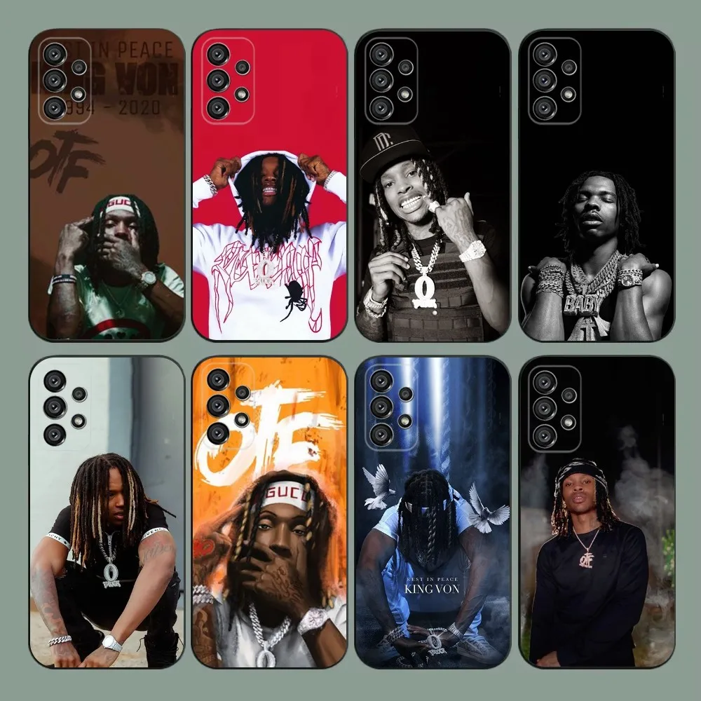 

Rapper K-King Vons Phone Case For Samsung Galaxy A20,A21s,A22,A31,A32,A52,A53,A72,73,A80,A91 Soft Black Cover