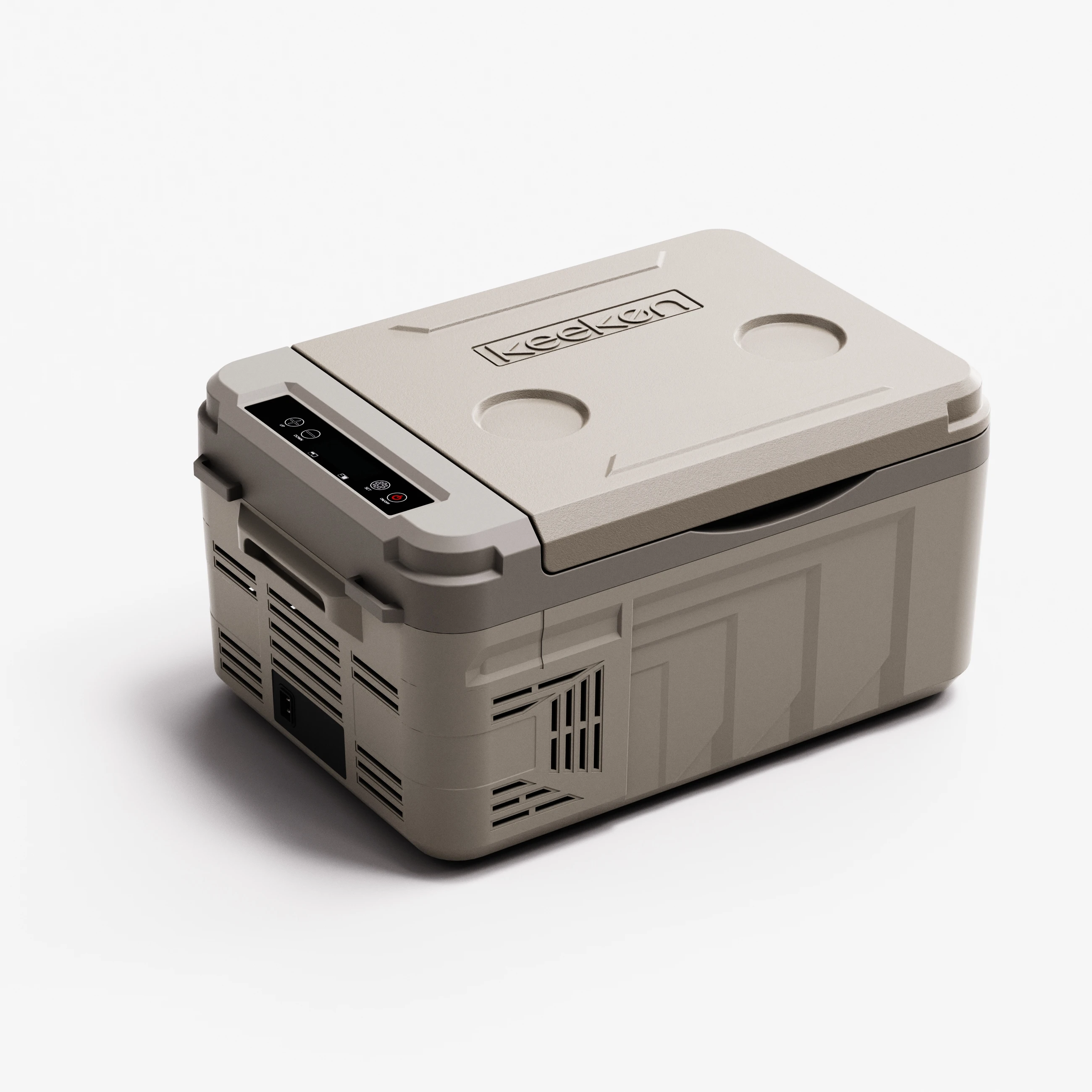 Portable 12V/24V Car Refrigerator Top Mini Fridge for Driving Traveling RV Use 10L Capacity Compressor Type Cooling Heating
