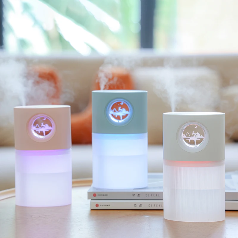 Wholesale rechargeable mini ultrasonic cool air humidifier portable usb essential air humidifier with lights