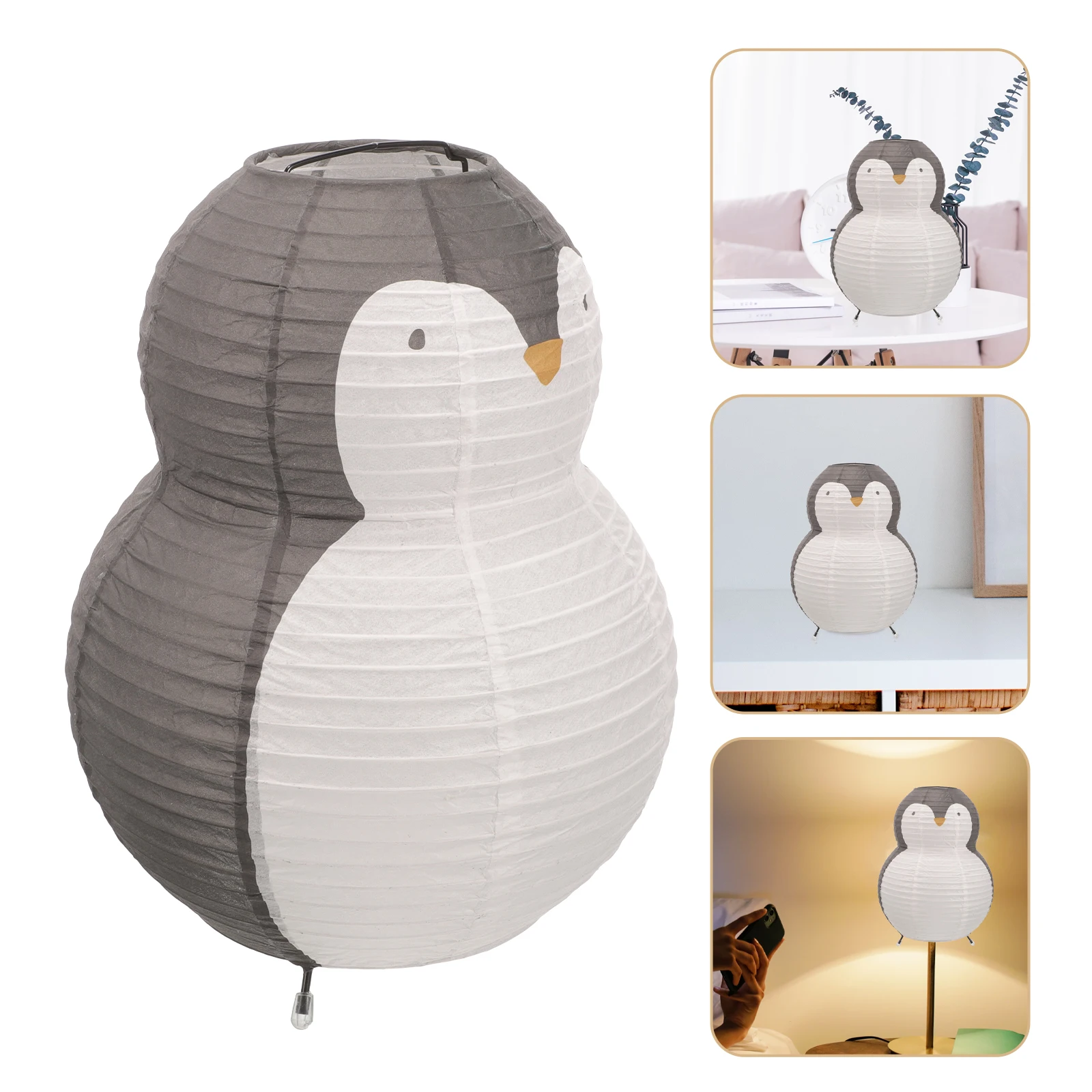 

Paper Lantern Shade Foldable DIY Decorative Pendant Lampshades for Home Party Hotel Metal Light Shades