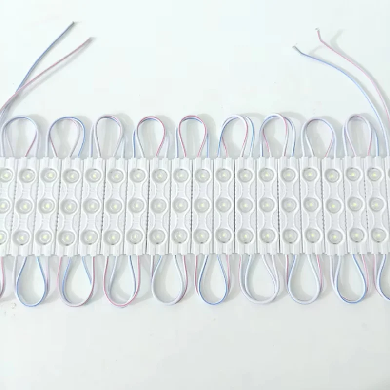 500pcs DC12V 2835 3LED Module Injection Outdoor Waterproof IP67 Strip Light for Shop Signboard Advertisement Sign Letter Decor