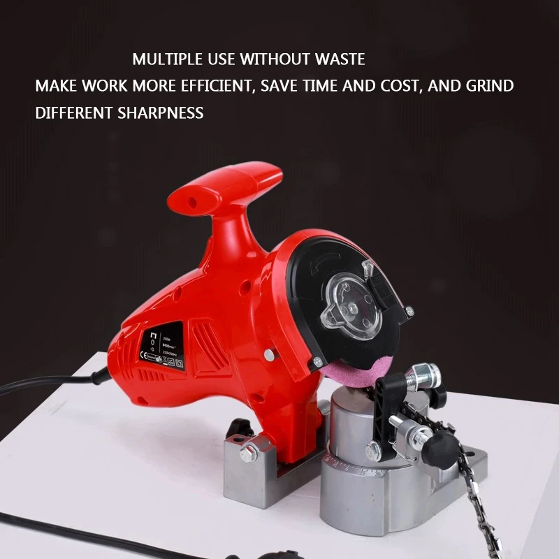 Portable Desktop Chainsaw Sharpener Grinding Chain Machine Electric Chainsaw Sharpener Chainsaw Grinding Tool
