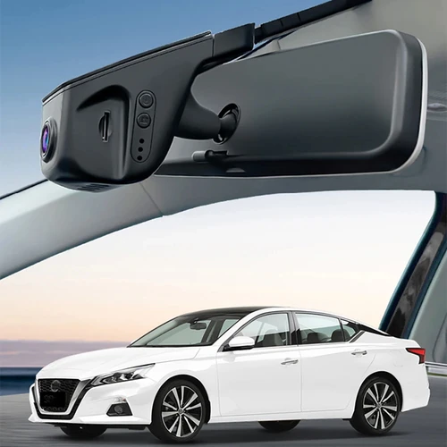 Imagen 2 del producto Grabadora de conducción oculta para coche, aplicación USB 4K, WIFI, sin pantalla, monitoreo de estacionamiento por Internet móvil, grabadora de vídeo en bucle para coche, visión nocturna HD