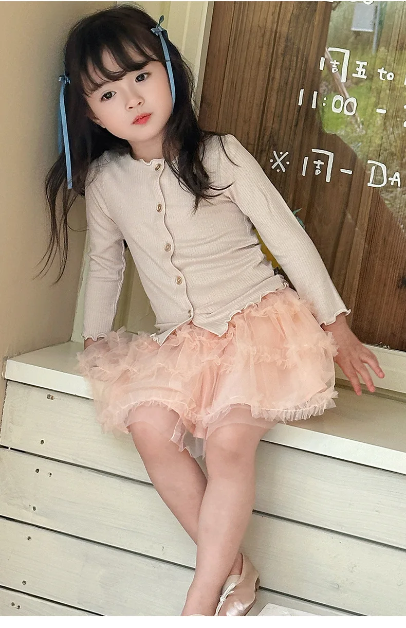 

Girls Summer Skirts 2024 New Fashion Sweetheart Solid Color Bubble Skirt Tulle Tutu for Toddlers Casual Daily Clothes for 2-6Y