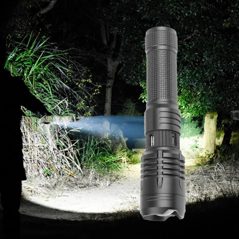 Flashlight Delicate Five Gears Electric Torch Fast Charge Lamp Camping