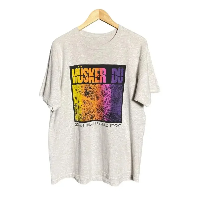 Camiseta Vtg Husker Du Band gris, todas las tallas hasta 4XL, para fanáticos NI390