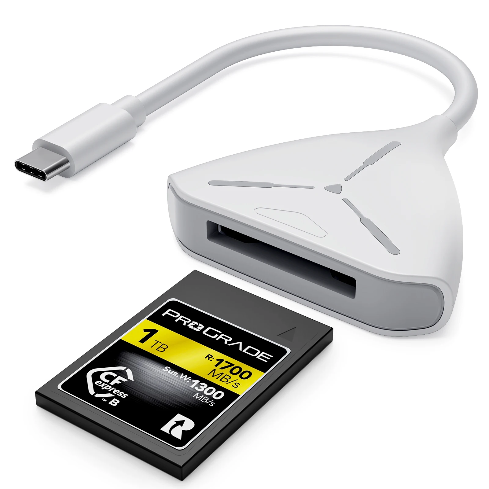 

CFexpress Type B Card Reader USB 3.2 (Gen 2) 10Gbps, USB-C Adapter, Compatible with Windows/Mac/Linux/Android(Not for XQD Card)