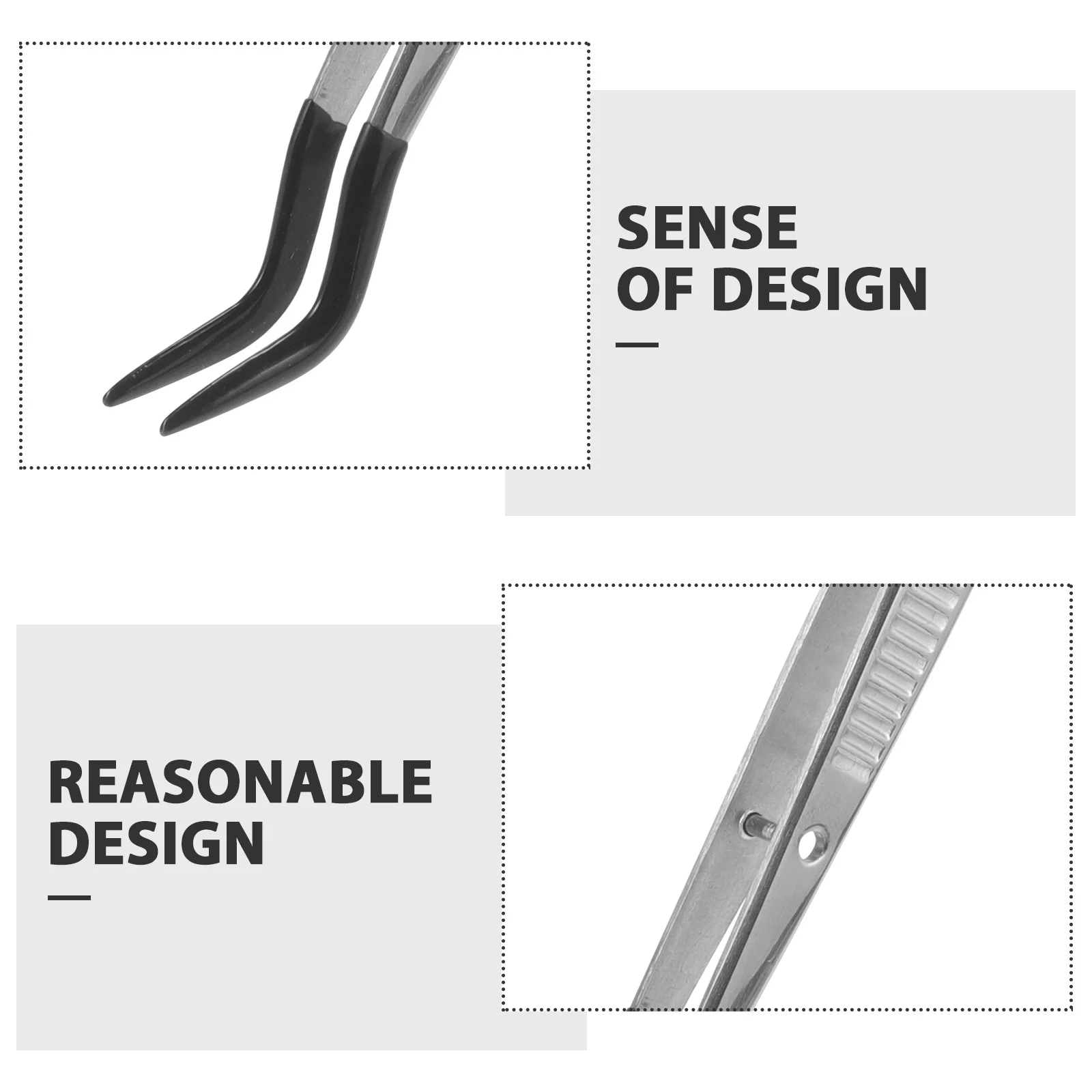 

2Pcs Stainless Steel Bent Tweezers Rubber Tip Precision Craft Jewelry Coin Stamp Collector Tool Stamp Collector Tweezers