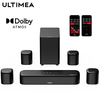 ULTIMEA 7.1ch Sound bar for TV with Dolby Atmos&Smart App Control, Home Theater Sound System Bluetooth Speaker with Subwoofer