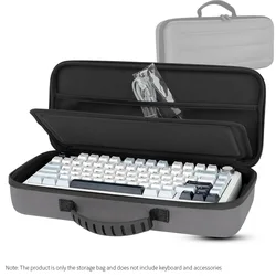 Hard EVA Storage Bags for ROG Extreme AULA F75 Mechanical Keyboard Box Portable for Logitech GPRO X TKL Travel Carrying Case