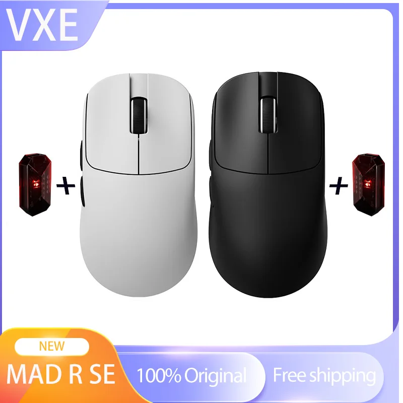 VXE MAD R/R MAJOR light weight Dual 8K mouse gifts  laptop wireless ergonomics Symmetrical Customized Gaming Office mad r major