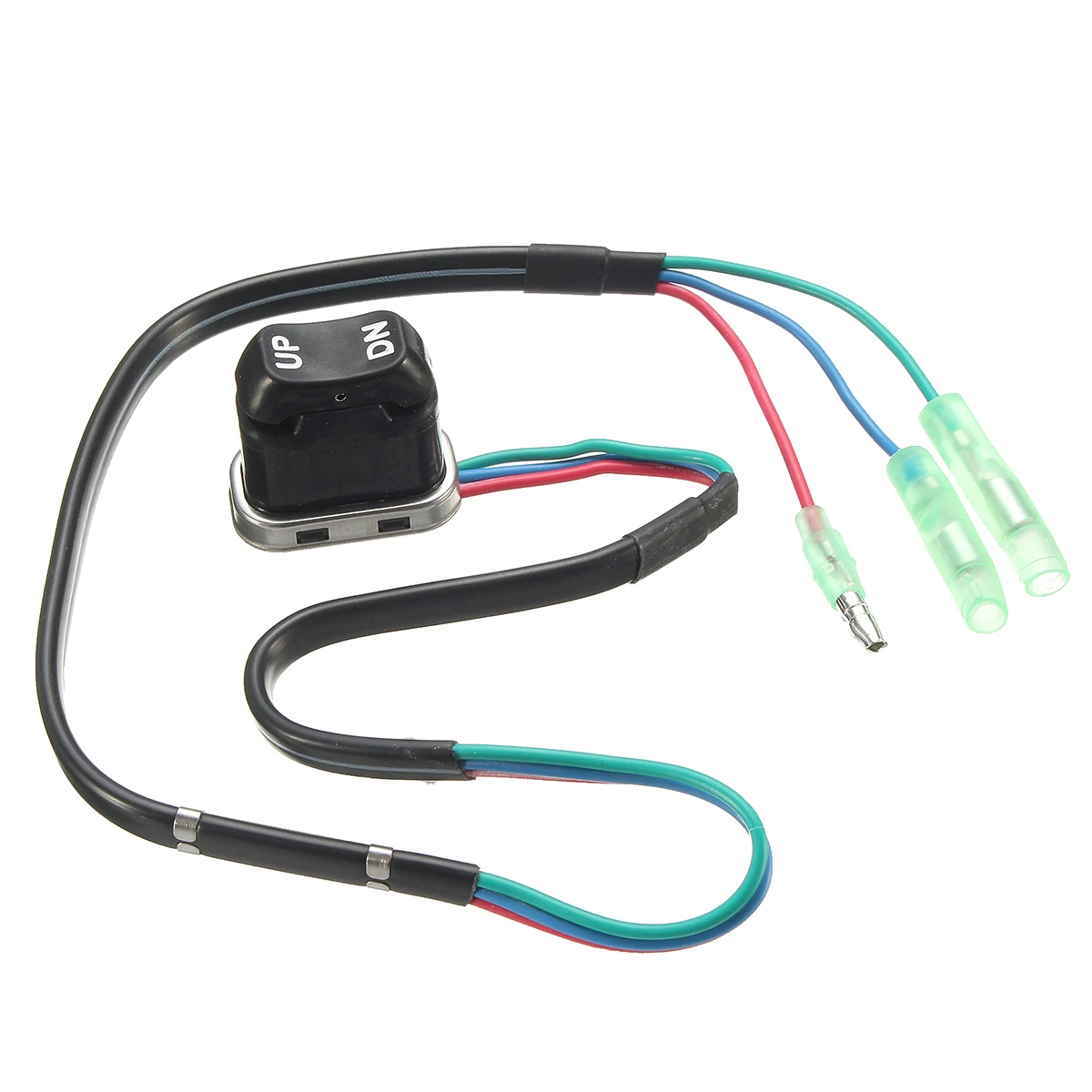 

12V Part 703-82563-02-00 01-00 Rocker Switch Tilt Trim Assembly Direct Replacement Plug Play No Splice for Outboard