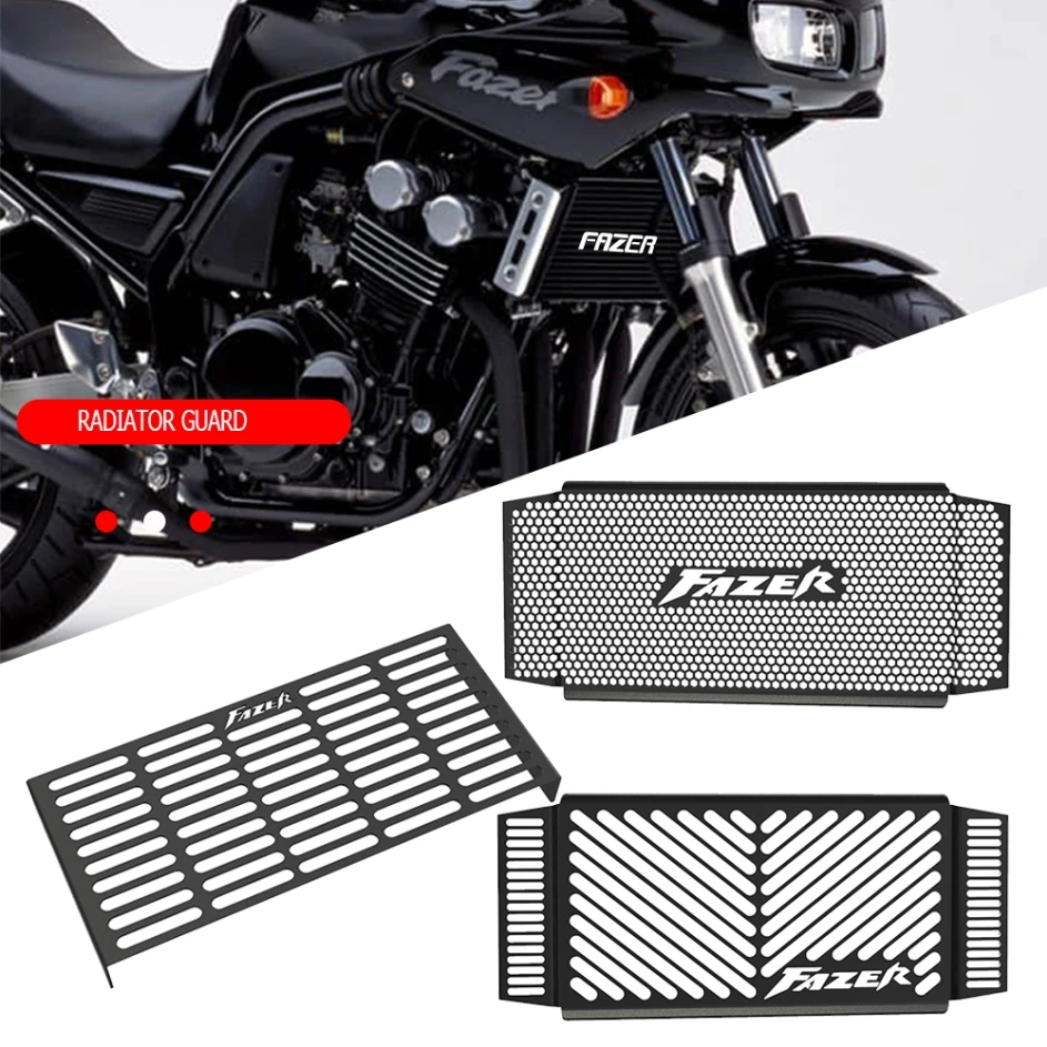 

FOR YAMAHA FZS600 FAZER 1998-2004 2003 2002 2001 2000 1999 Motorcycle CNC Radiator Grille Guard Protection Cover FZS 600 Fazer S