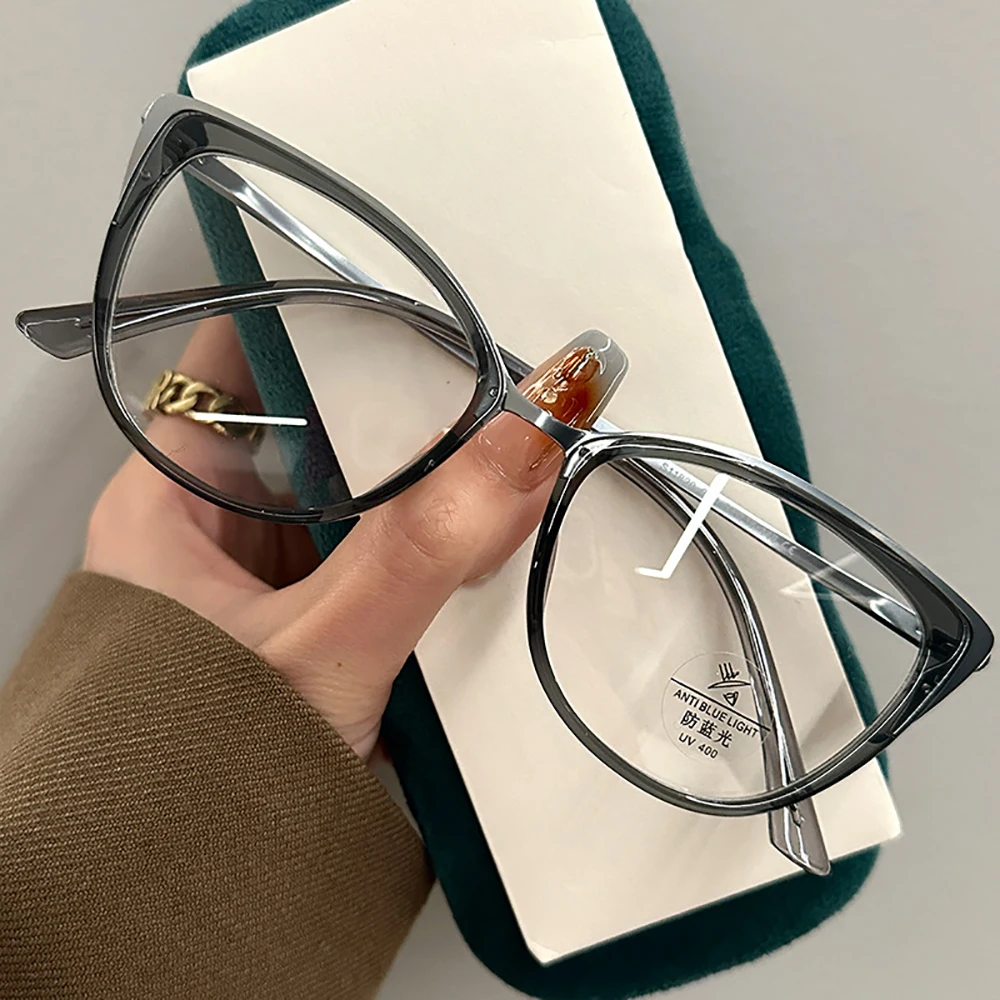 

Retro Cat Eye Anti Blue Light Glasses Women Men Blue Light Blocking Eyeglasses Brand Design Computer Optical Spectacle Eyewear
