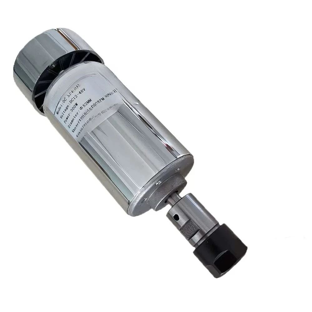 For 48v 300W ER11 ER16 high-speed air-cooled electric spindle motor, small engraving machine accessories