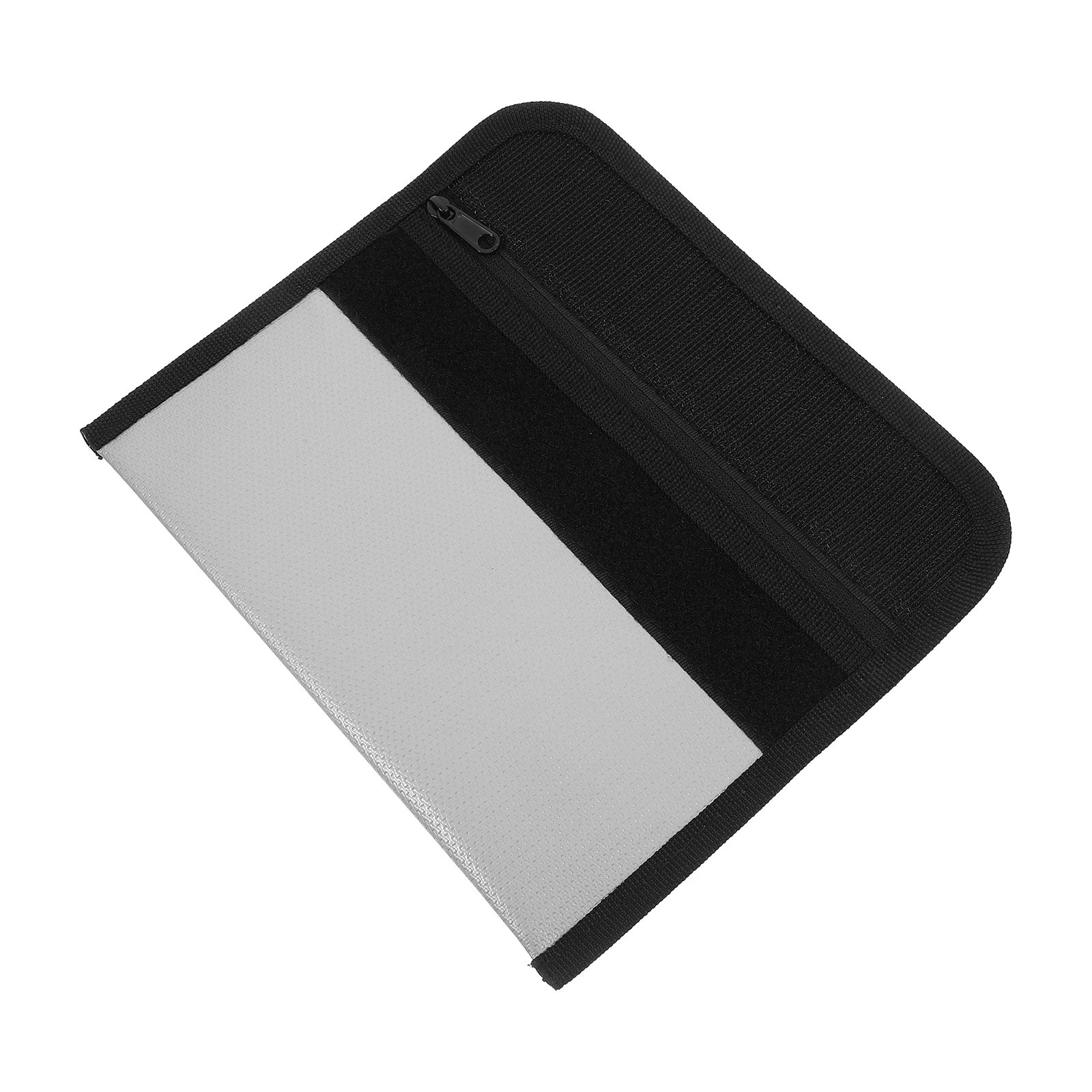 

Fireproof Document Bag Waterproof Sturdy Silicone Fiber Fabric Multipurpose Zippered Pouch for Legal Documents Receipts Portable