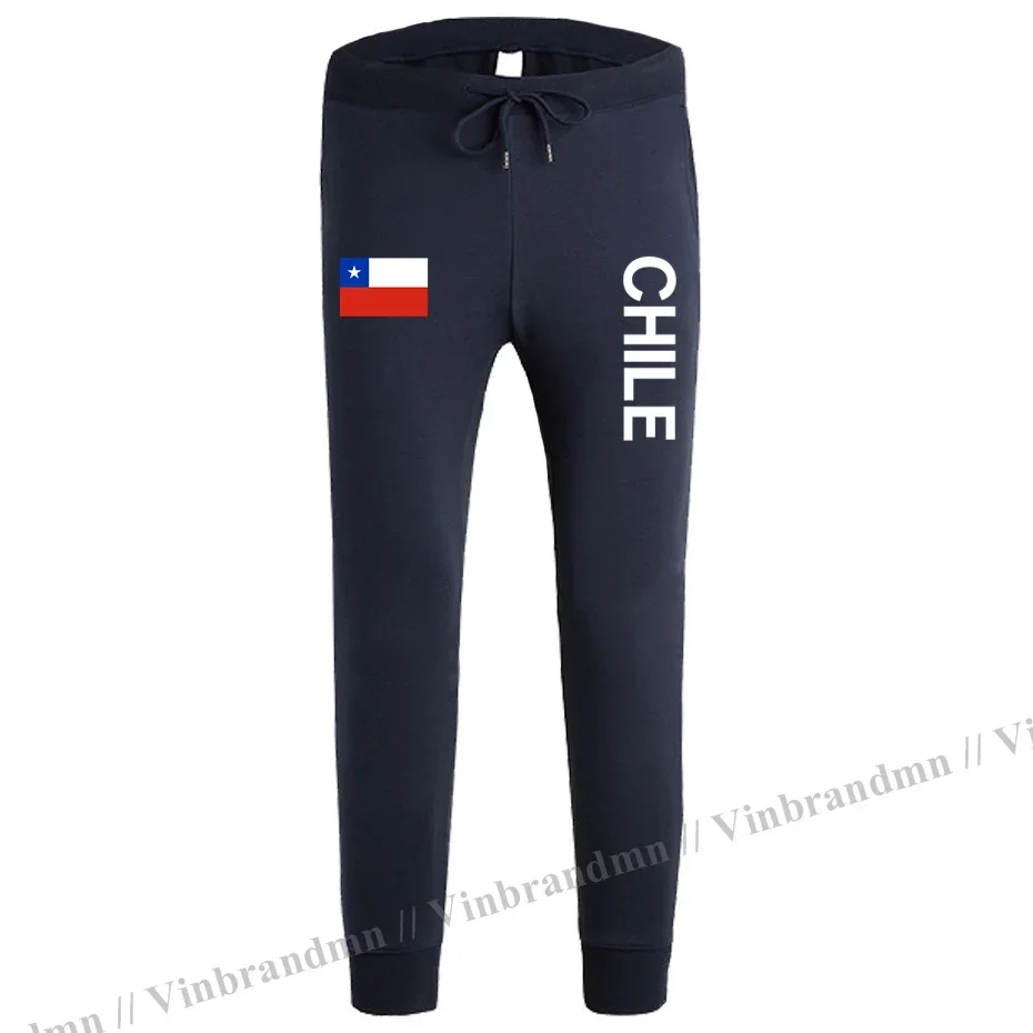 Chile CL CHL Chilean Mens Pants Joggers Jumpsuit Sweatpants Fashion Fitness Fleece New Classic Casual Nation Country Flag Leggin