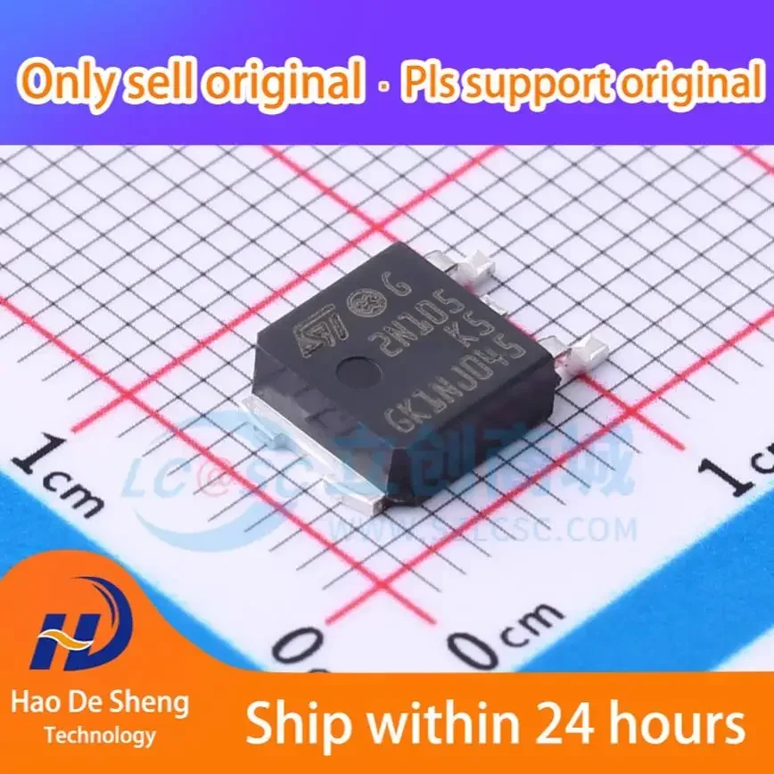 10PCS/LOT STD2N105K5 TO-252 New Original In Stock