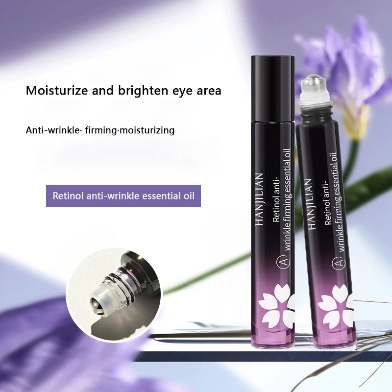 

Retinol anti-wrinkle eye serum Ball massage head design Eye Essence oil Anti-wrinkle moisturizing light lines remove dark circle