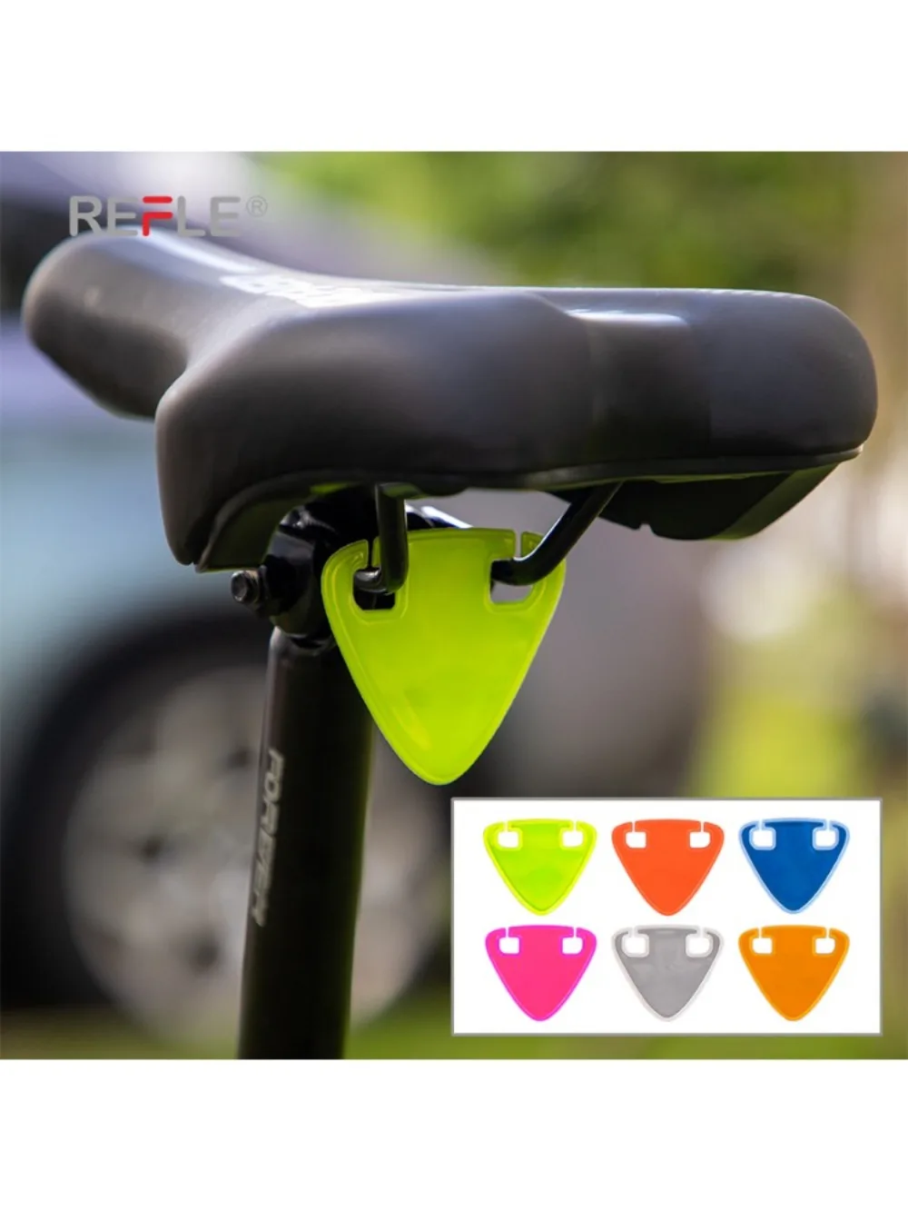 AliExpress NONE High Brightness Reflective Bike Tail Light No Battery Needed Emergency Night Cycling Safety Warning for Mountain Road Bikes