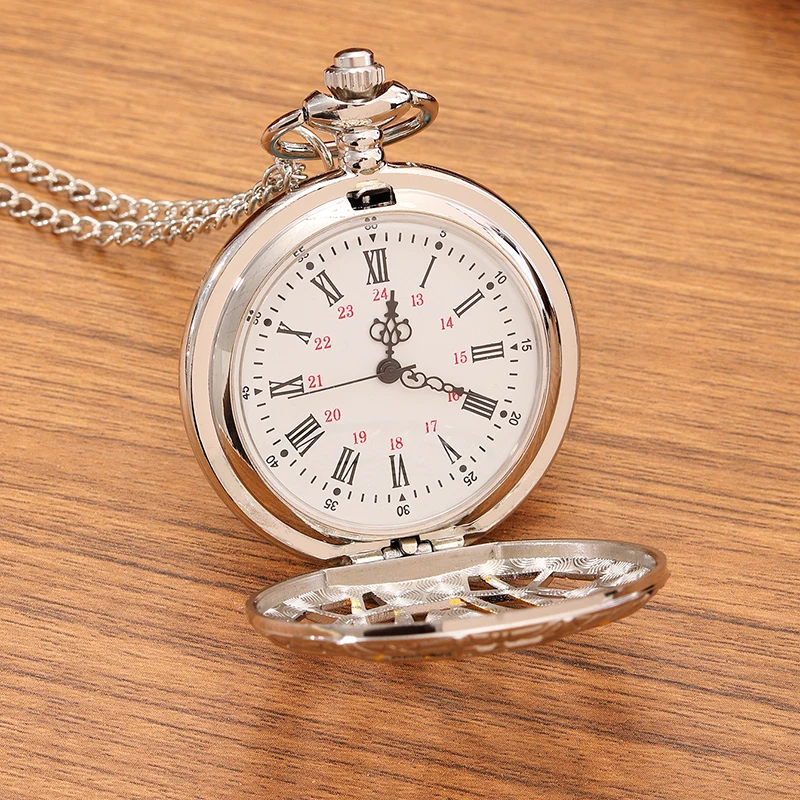 ساعة جيب كوارتز مع سلسلة للرجال والنساء ، هيكل عظمي عتيق ، عنكبوت ، عتيق ، أرقام رومانية ، دلاية ، ساعة ، سلسلة هدايا #6