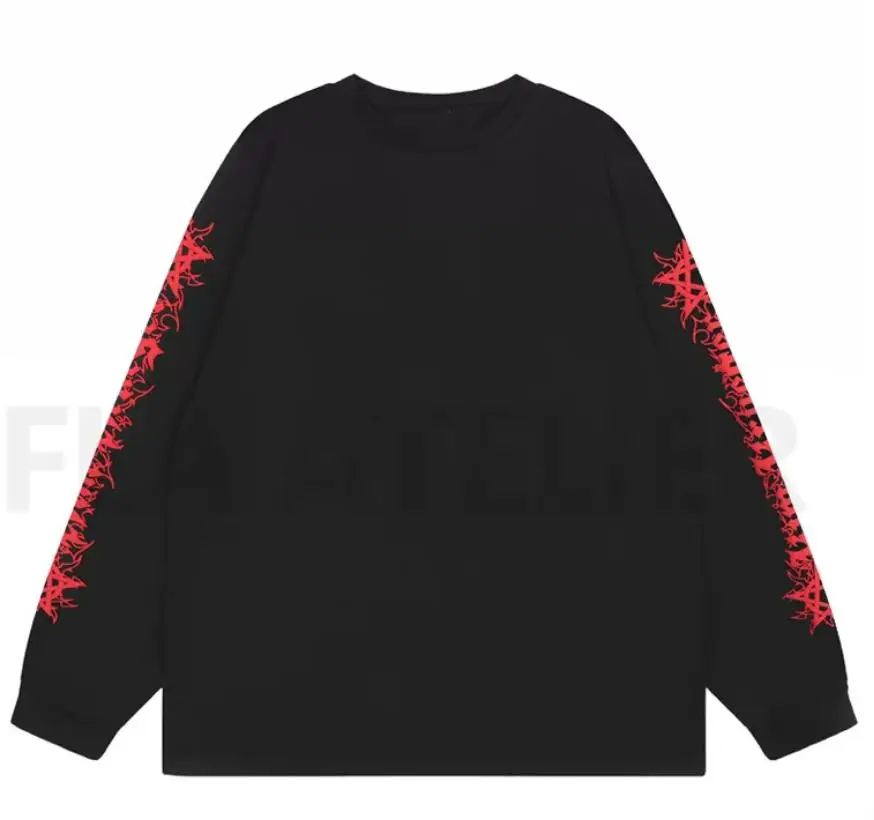 New Men Alyx Destroy Lonely Ken Carson long sleeve T Shirts T-Shirt Hip Hop Skateboard Street Cotton T-Shirts Tee Top E12