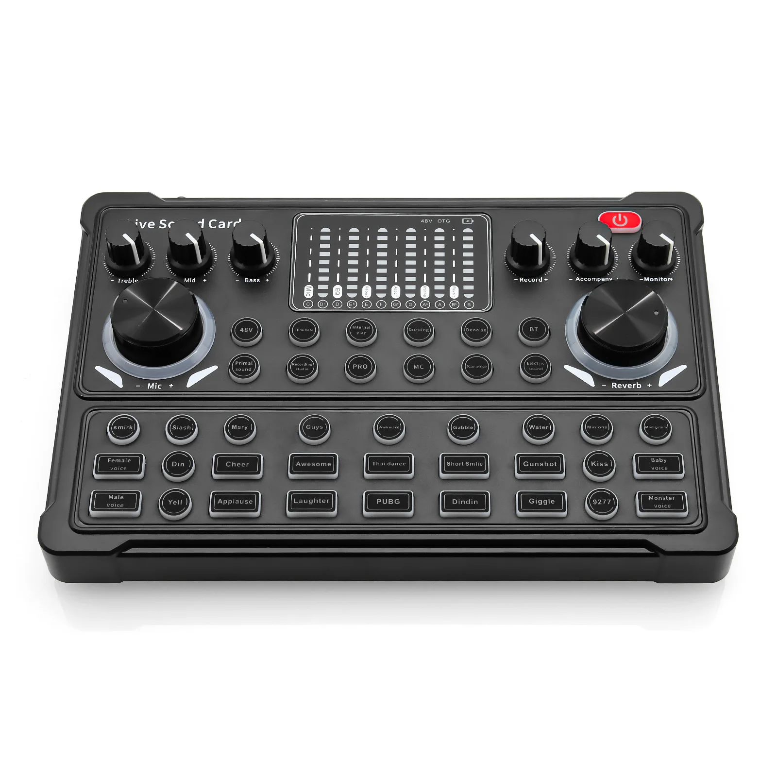 M3 لايف كارت الصوت ستوديو سجل برو كارت الصوت بلوتوث متوافق مايكرو خلاط مغير الصوت البث المباشر جهاز مزج الصوت كاريوكي #6