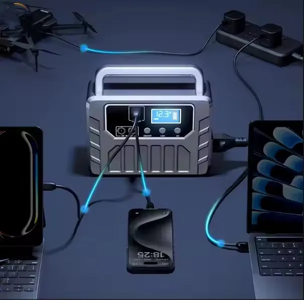 

Portable 200W Solar Power Station with Multiple Functions for Camping Car Source Charging Solar Panel Hole MPPT Controller Type