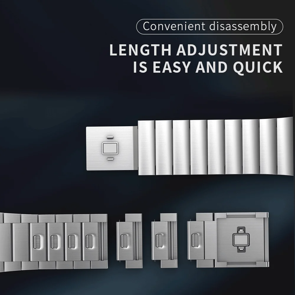 حزام من الفولاذ المقاوم للصدأ لساعة CMF Watch Pro Smartwatch Slide إزالة سوار بإبزيم مغناطيسي لـ CMF من Nothing Watch Pro 2 Band