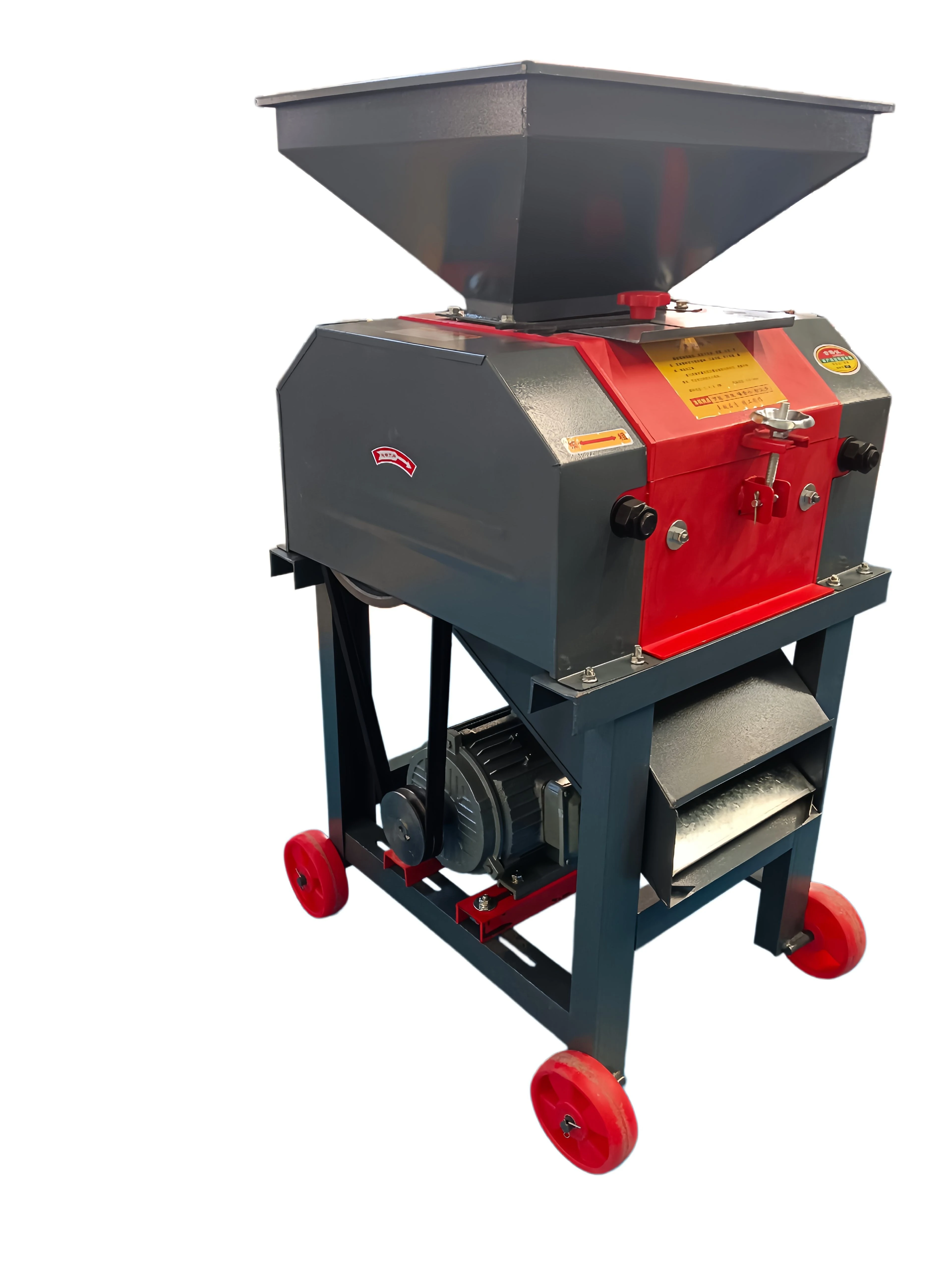 Low Noise Farm Feed Grinder Electric Corn Palm Kernel Grain Shredder Crushing Processing Machine