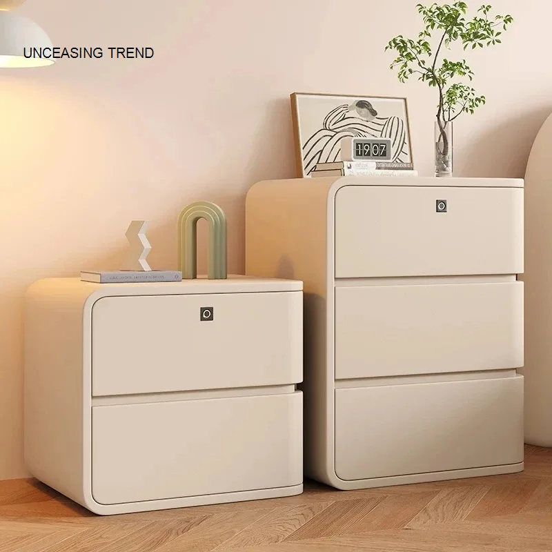 Drawer White Night Table Nordic Bedroom Woode Luxury Nightstands Minimalist Unique Armarios De Dormitorio Livingroom Furniture