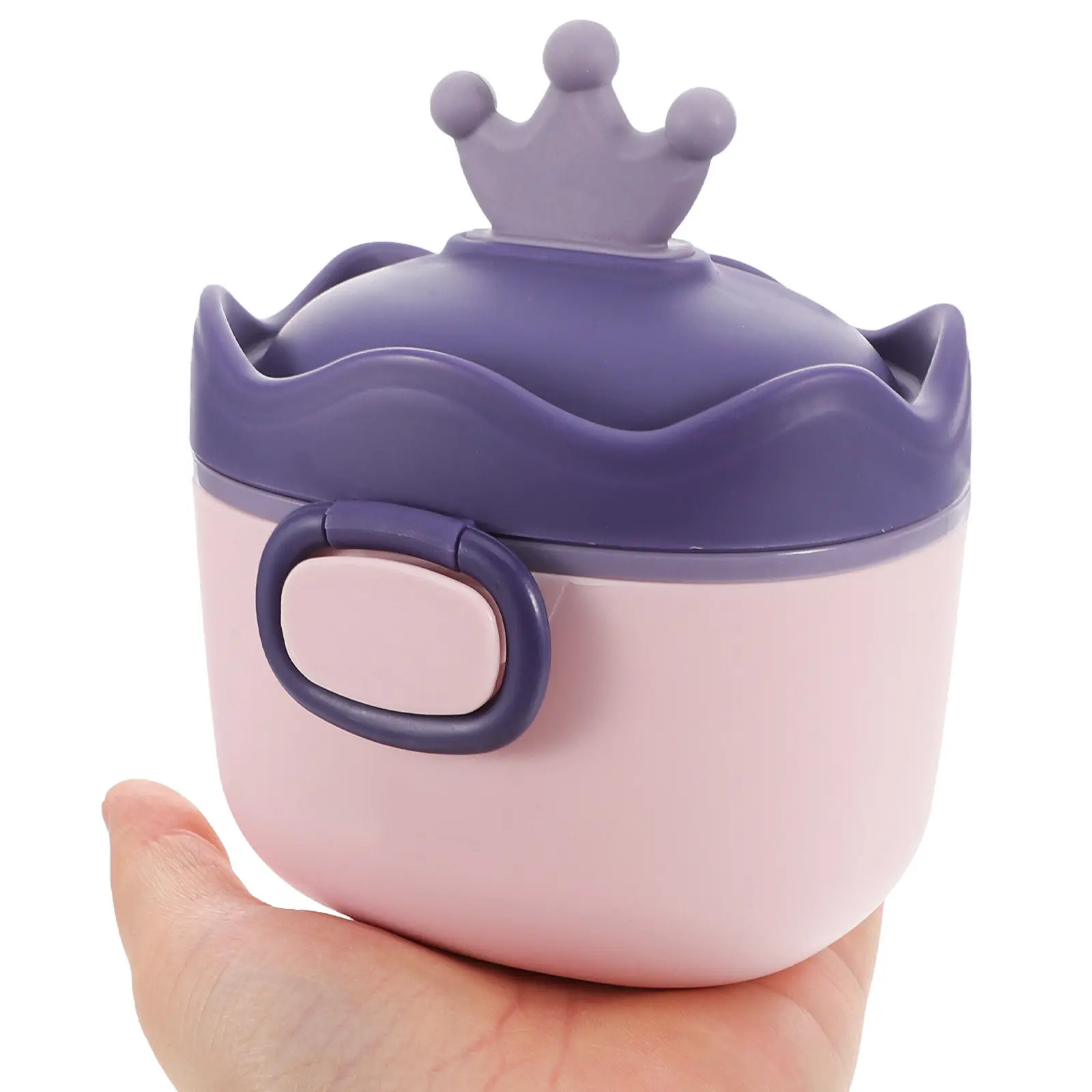 

Контейнер для хранения сухого молока, дозатор для детской смеси, портативный двухслойный герметичный контейнер с ложкой, дорожный контейнер для закусок