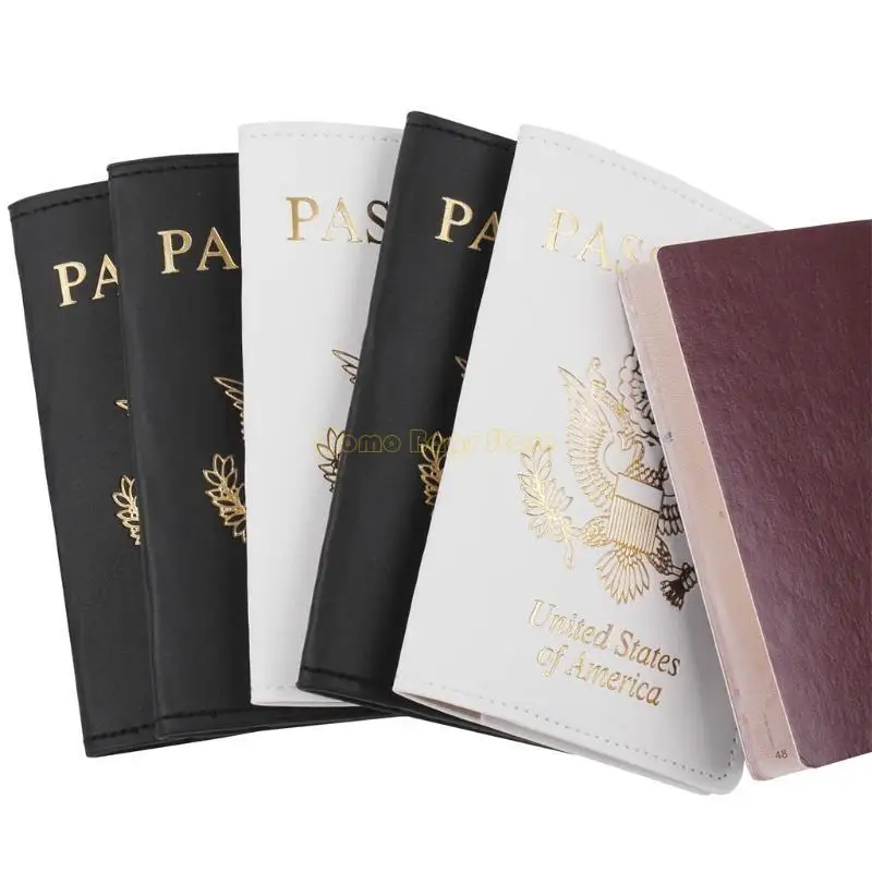 X90d tragbarer USA Reisepasshalter PU Leder -Kartenabdeckung für Case Protector