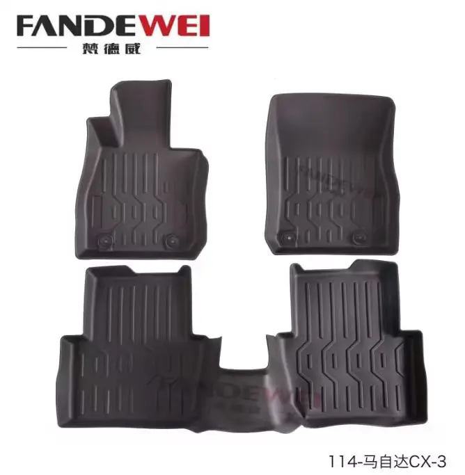 

Лидер продаж резиновые коврики для MAZDA 2 3 CX5 CX3 CX8 CX30 CX50 BT50 Tribute водонепроницаемые автомобильные коврики TPV